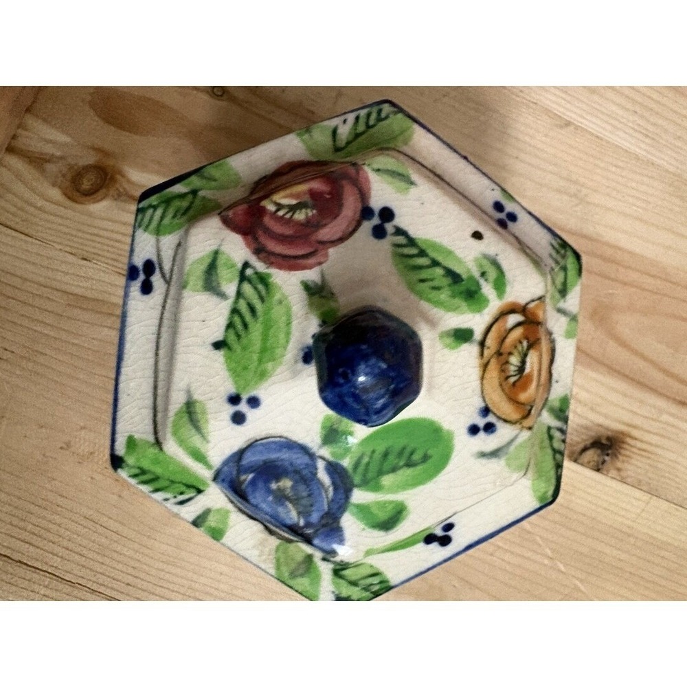 Guimet de Poudre art nouveau trinket jar box